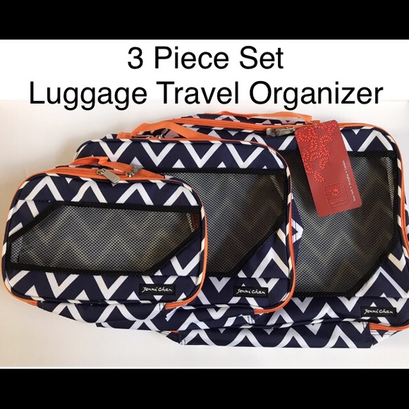 Jenni Chan Handbags - 🆕 NWT 3pc Travel Packing Organizing System